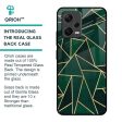 Abstract Green Glass Case For Redmi Note 12 5G For Cheap