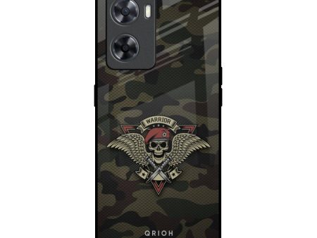 Army Warrior Glass Case for OPPO A77s Sale