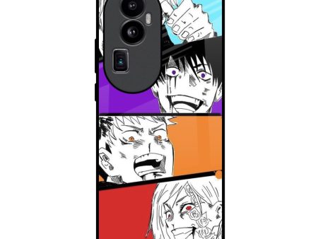 Anime Sketch Glass Case for Oppo Reno10 Pro Plus 5G Discount