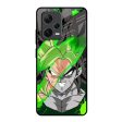 Anime Green Splash Glass Case for Redmi Note 12 Pro 5G Sale