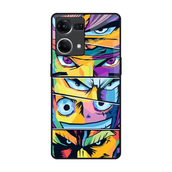 Anime Legends Glass Case for Oppo F21s Pro Online now