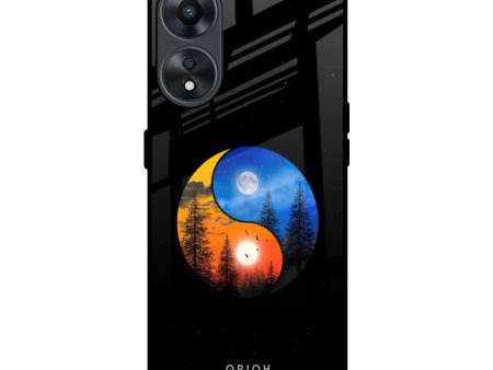 Yin Yang Balance Glass Case for Oppo A78 5G Discount