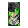 Anime Green Splash Glass Case for iQOO 11 Fashion