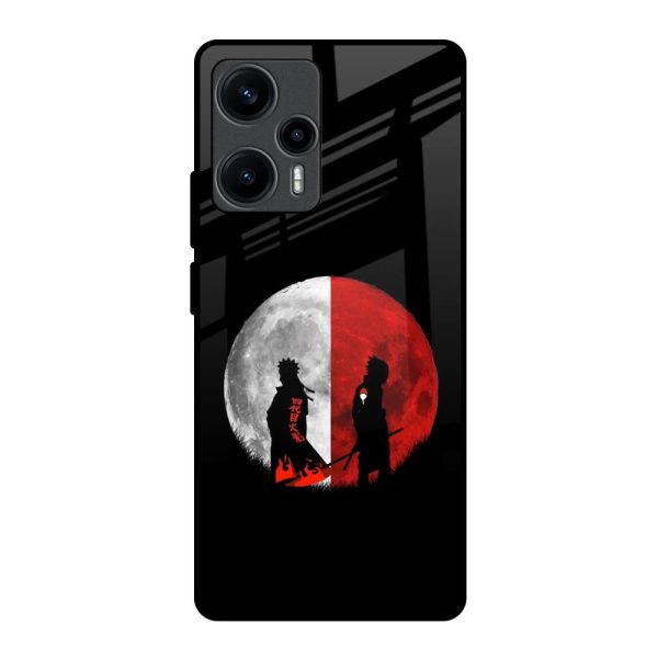 Anime Red Moon Glass Case for Poco F5 5G Cheap