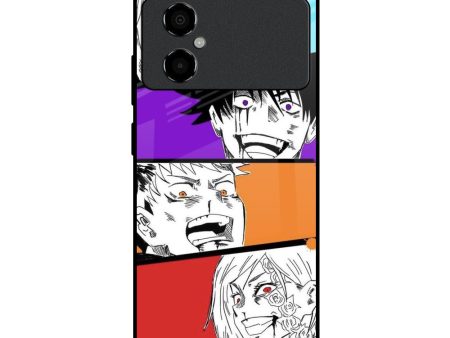 Anime Sketch Glass Case for Poco M4 5G Supply