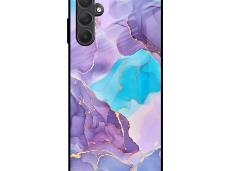 Alcohol ink Marble Glass Case for Samsung Galaxy M14 5G Online Sale