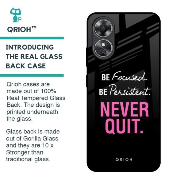 Be Focused Glass Case for OPPO A17 on Sale