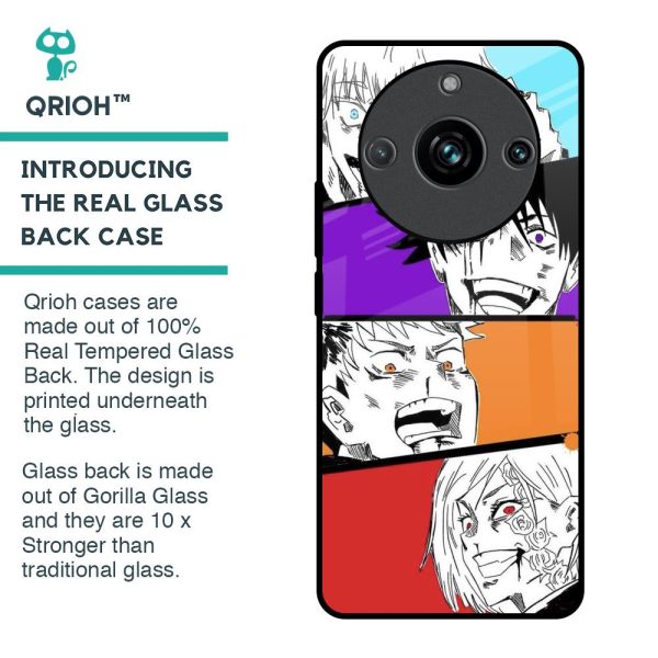 Anime Sketch Glass Case for Realme 11 Pro Plus 5G For Cheap