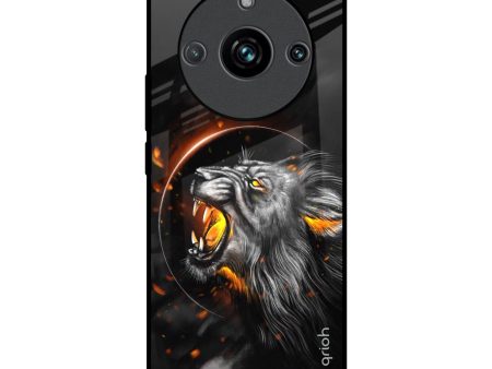 Aggressive Lion Glass Case for Realme 11 Pro Plus 5G Discount