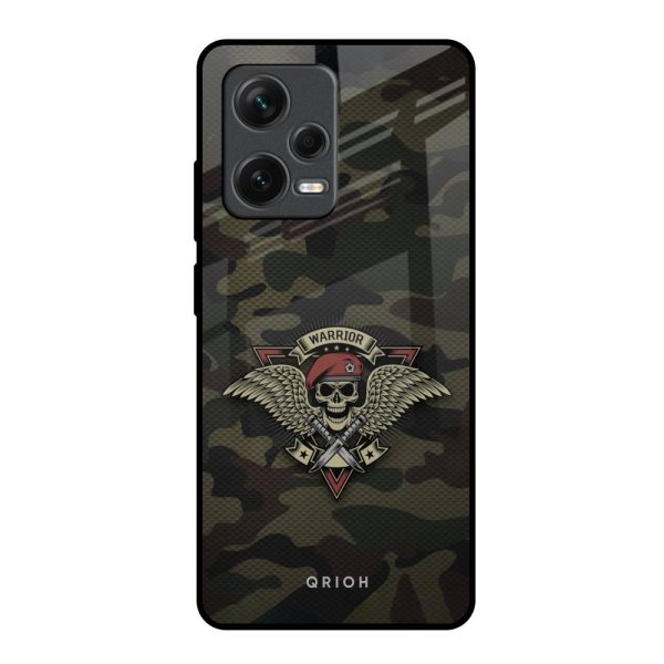 Army Warrior Glass Case for Redmi Note 12 Pro Plus 5G on Sale