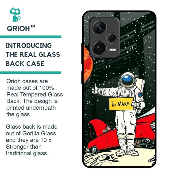 Astronaut on Mars Glass Case for Redmi Note 12 Pro Plus 5G Online Sale