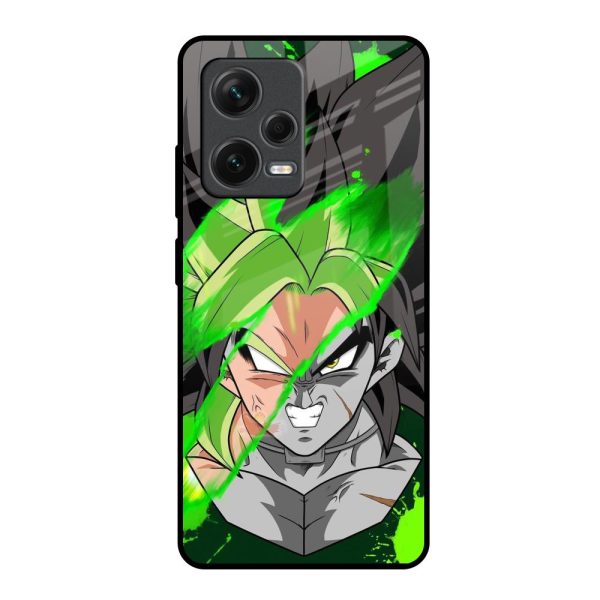 Anime Green Splash Glass Case for Redmi Note 12 Pro Plus 5G Supply