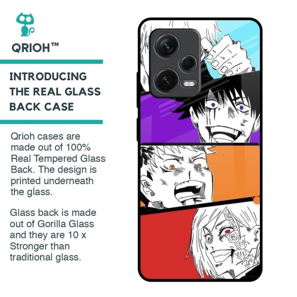 Anime Sketch Glass Case for Redmi Note 12 Pro Plus 5G Sale