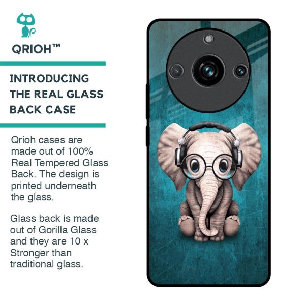 Adorable Baby Elephant Glass Case For Realme 11 Pro Plus 5G Online Hot Sale