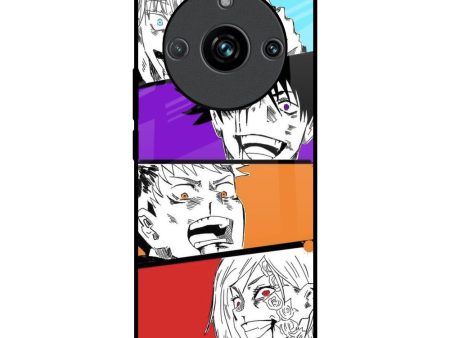 Anime Sketch Glass Case for Realme 11 Pro Plus 5G For Cheap