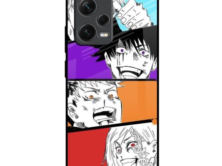 Anime Sketch Glass Case for Redmi Note 12 Pro Plus 5G Sale