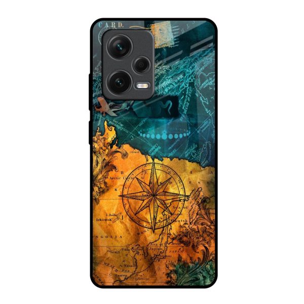 Architecture Map Glass Case for Redmi Note 12 Pro Plus 5G Online Sale