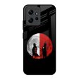 Anime Red Moon Glass Case for Redmi Note 12 For Cheap