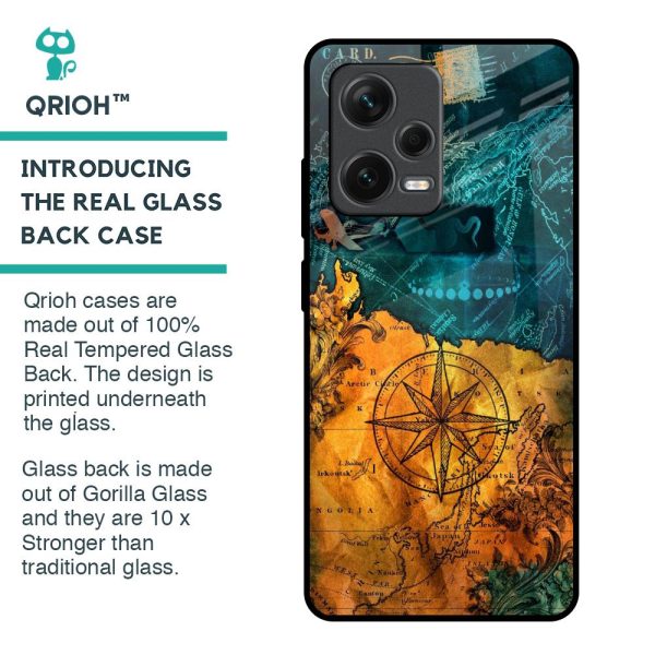 Architecture Map Glass Case for Redmi Note 12 Pro Plus 5G Online Sale