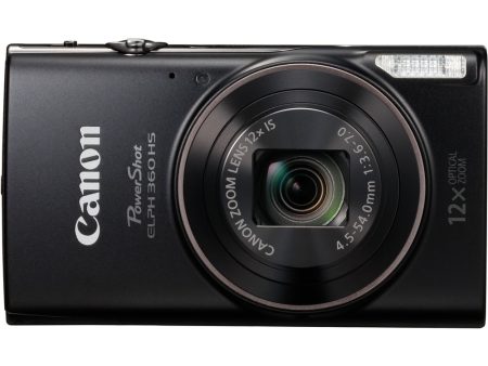 Canon PowerShot ELPH 360HS Black For Discount