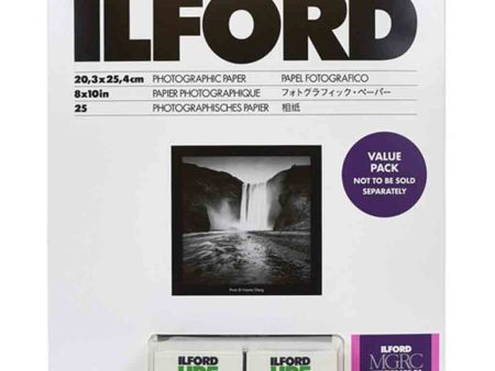 Ilford Multigrade RC Paper and HP5 Plus Value Pack Glossy 8x10 25 Sheets Online Sale