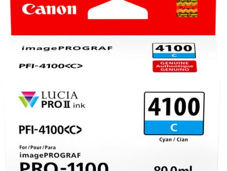 Canon PFI-4100 Cyan Ink Online now