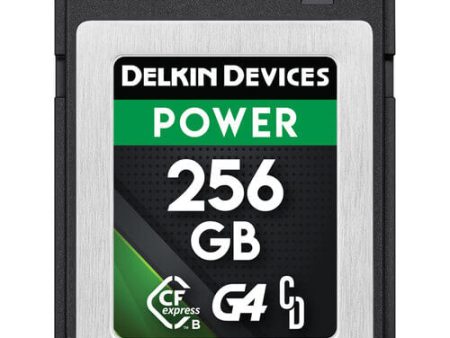 Delkin 256GB Power CFexpress Type B G4 Card and Reader For Discount