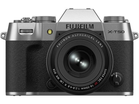 Fujifilm X-T50 Mirrorless Camera XF 16-50mm f 2.8-4.8 Kit Silver Discount