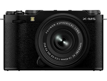 Fujifilm X-M5 Mirrorless Camera 15-45mm Kit Black Online Sale