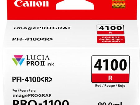 Canon PFI-4100 Red Ink For Discount